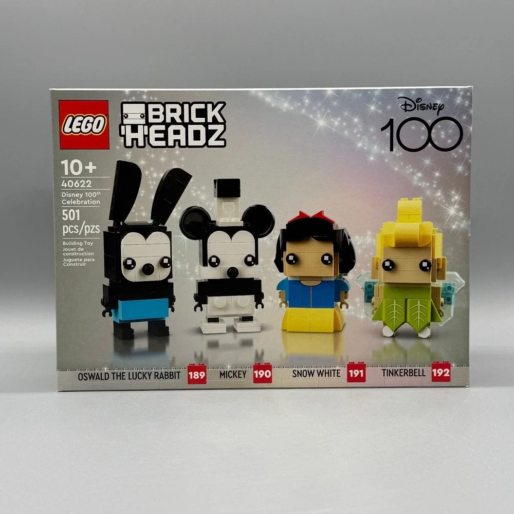 Lego BrickHeadz #40622 Disney 100 Oswald Mickey Snow White Tinkerbell New Sealed